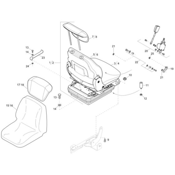 Seat Assembly for ET35