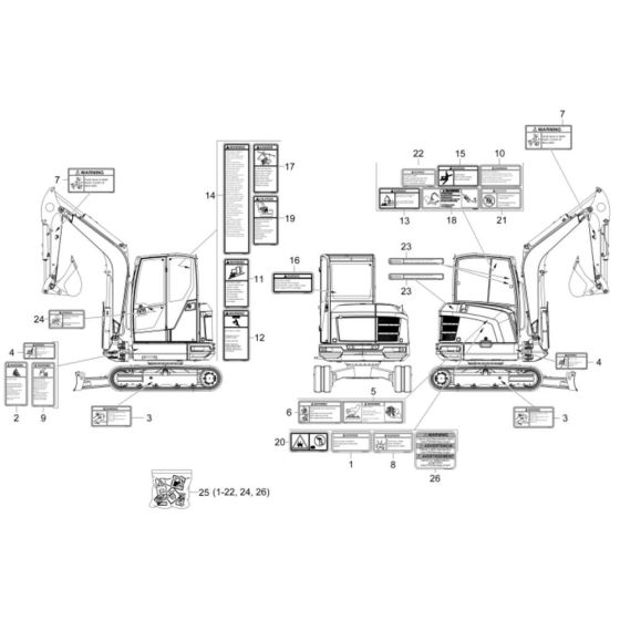Decals for Wacker ET35