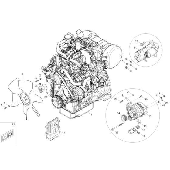 Engine Assembly for Wacker ET42