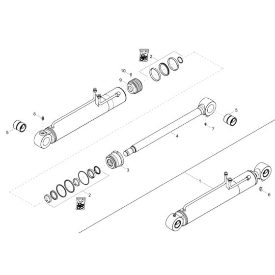 Boom Offset Cylinder Assembly