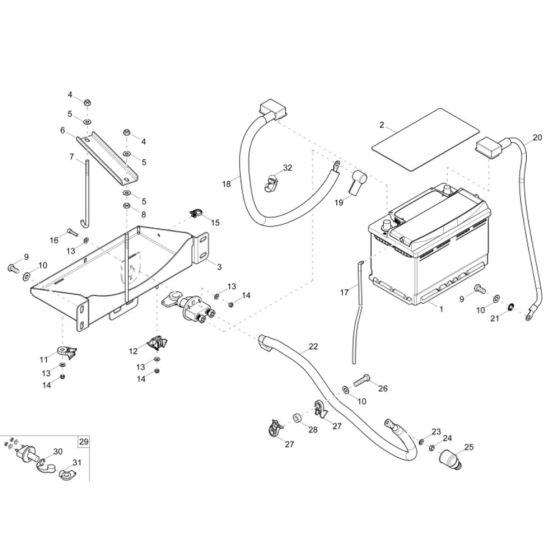 Battery Assembly for ET42