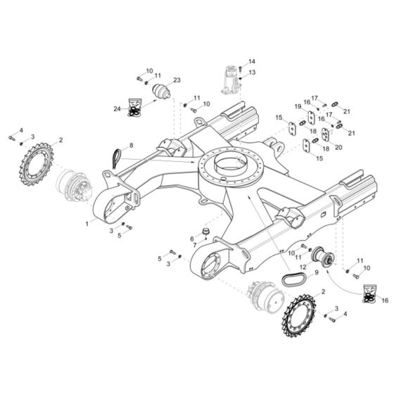 Undercarriage Assembly for ET42