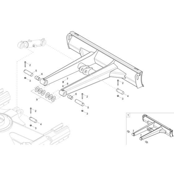 Dozer Blade for Wacker ET42