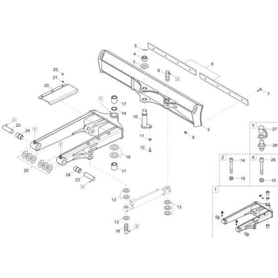 Dozer Blade Assembly for ET42