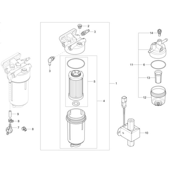 Fuel Filter for Wacker ET42