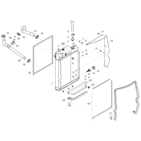 Combi-Cooler Assembly
