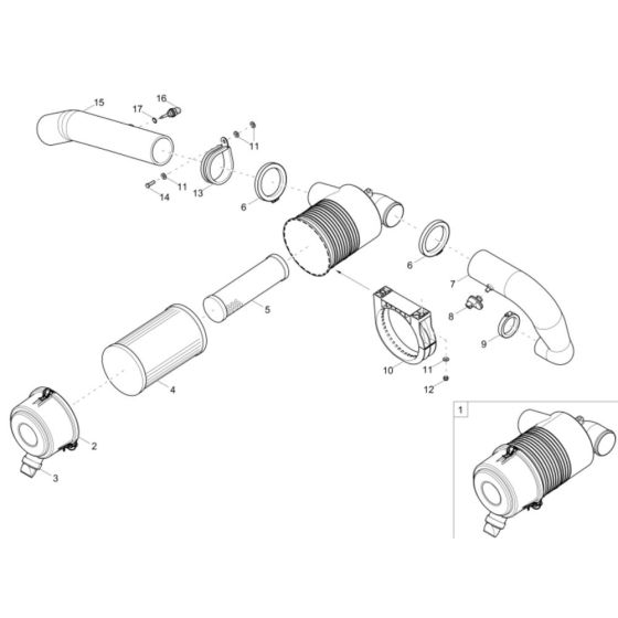 Air Cleaner Assembly for ET58
