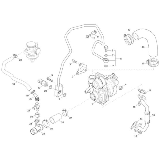 Turbosupercharger for ET58