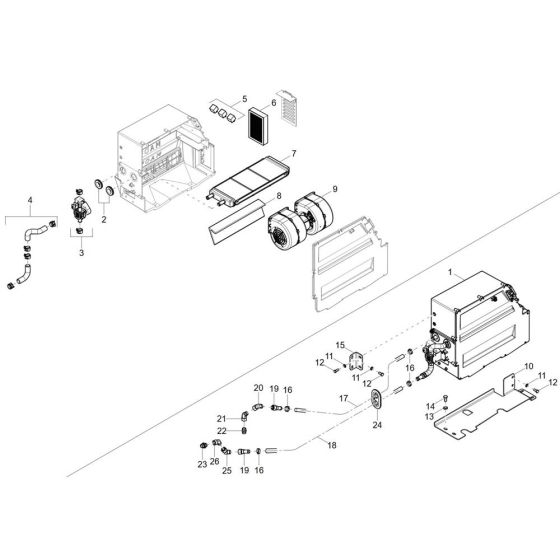 Heating Assembly for ET58