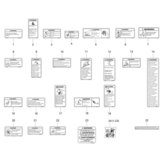Decals for Wacker ET58
