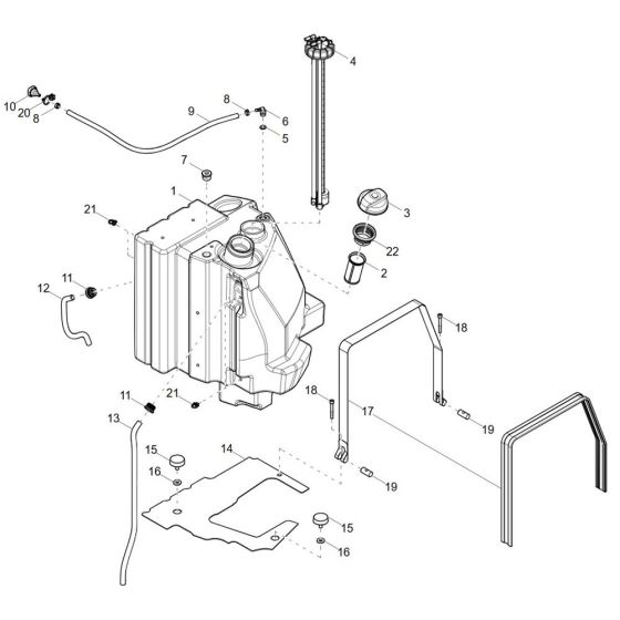 Fuel Tank Assembly for ET58