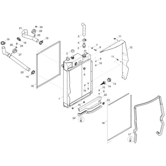 Combi-Cooler Assembly
