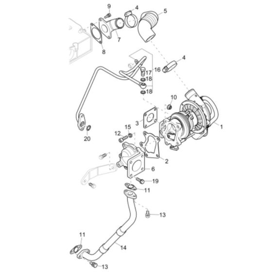 Turbosupercharger Assembly