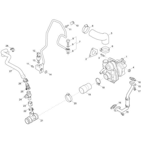 Turbosupercharger for ET65