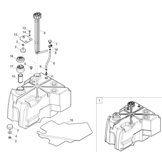 Fuel Tank Assembly for ET65