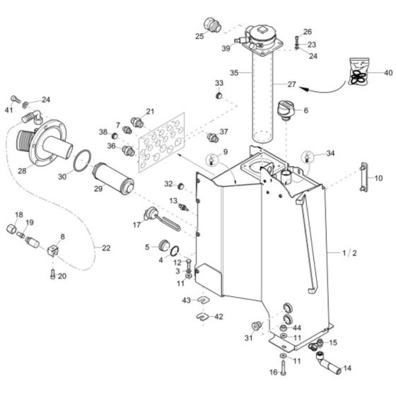 Hydraulic Tank Assembly