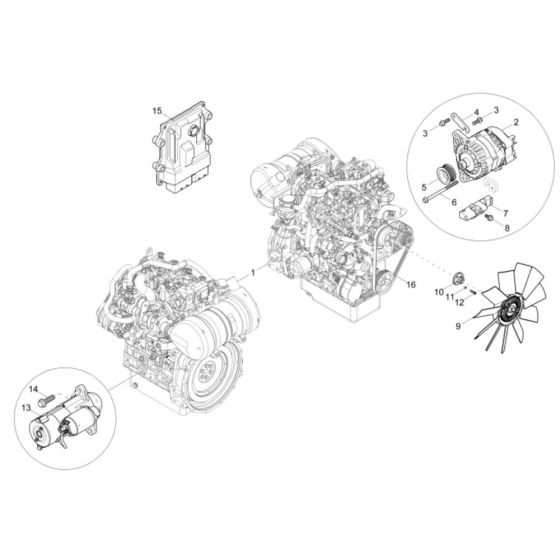 Engine Assembly for Wacker ET65