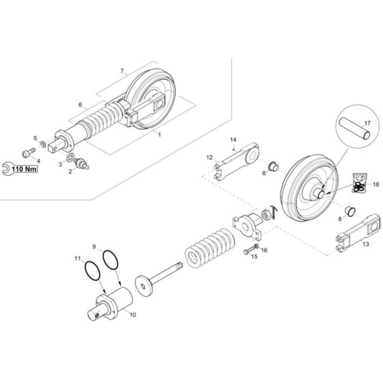 Track Tensioner Assembly
