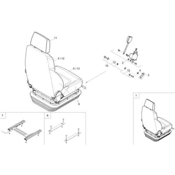 Seat Assembly for ET65