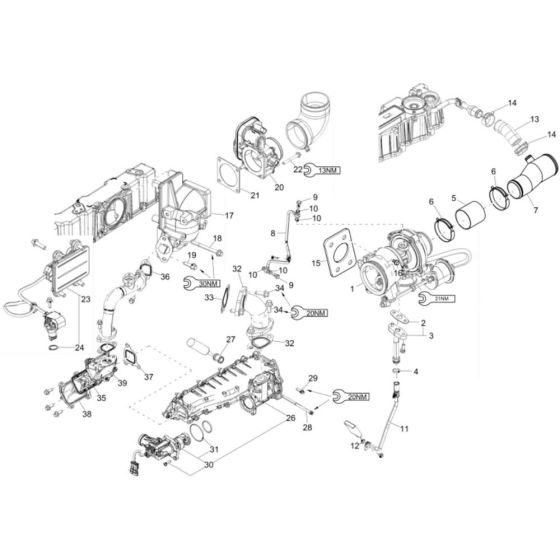 Turbosupercharger Assembly