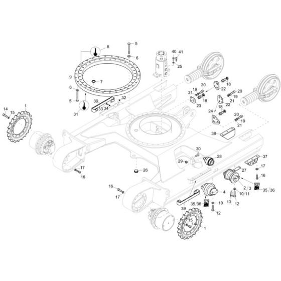 Undercarriage Assembly for ET90