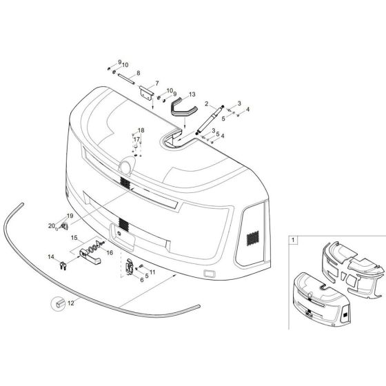 Engine Hood for Wacker ET90