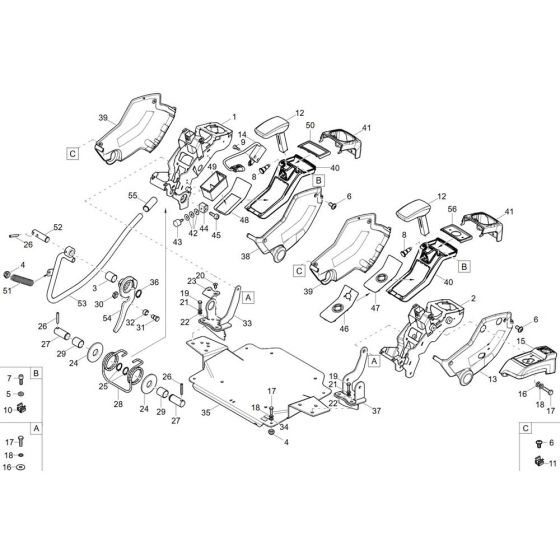 Control Lever Carrier Assembly