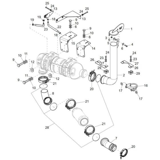 Exhaust Assembly for ET90