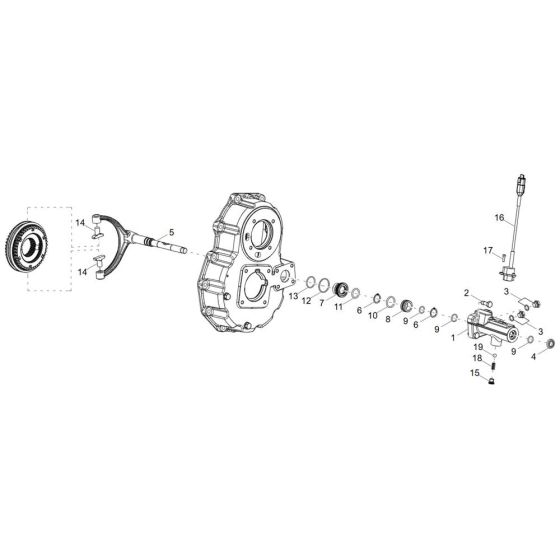 Gearbox Shift Cylinder Assembly