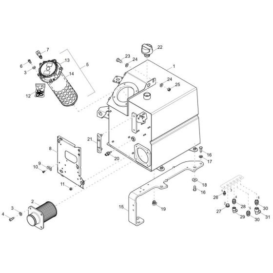 Hydraulic Tank Assembly