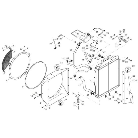 Combi-Cooler Assembly