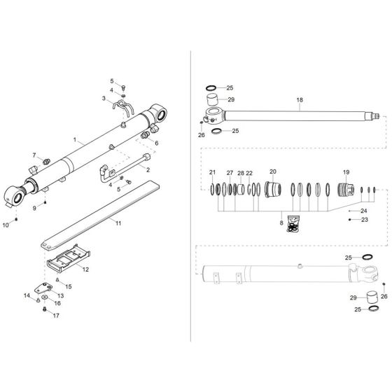 Bucket Cylinder Assembly