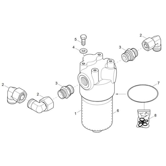 Hydraulic Oil Filter Assembly