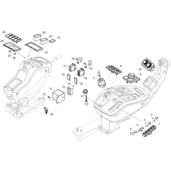 Instrument Panel for Wacker EW100-2
