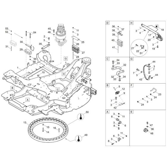 Chassis Assembly for Wacker EW100-2