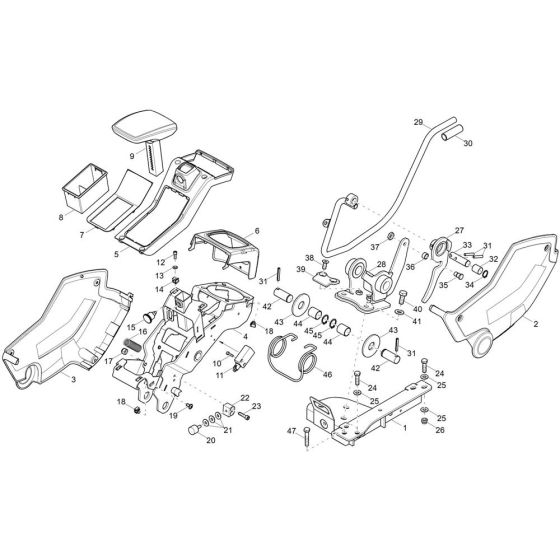 Control Lever Carrier Assembly