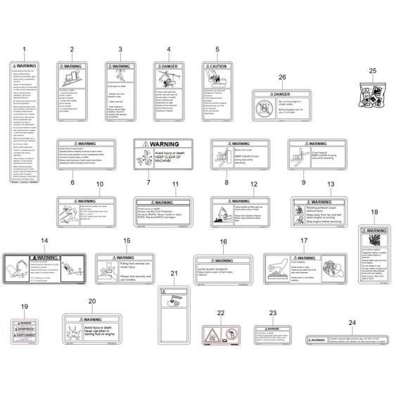 Wacker EW100-2 Decals