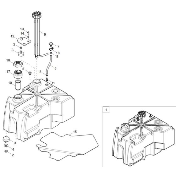 Fuel Tank Assembly for EW65