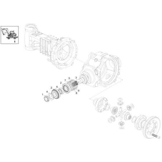 Differential Rigid Axle Assembly