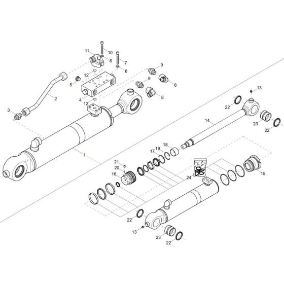 Luffing Boom Cylinder