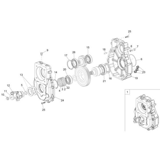 Distributor Gearbox for EW65