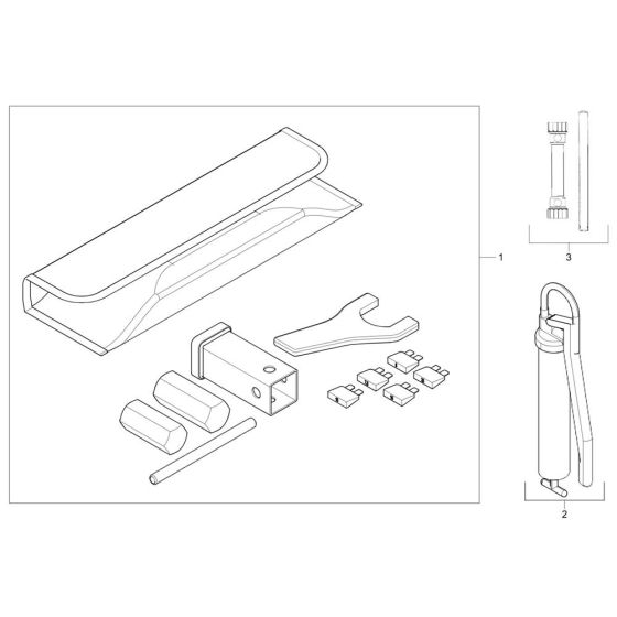 Wacker EW65 Excavator Tools