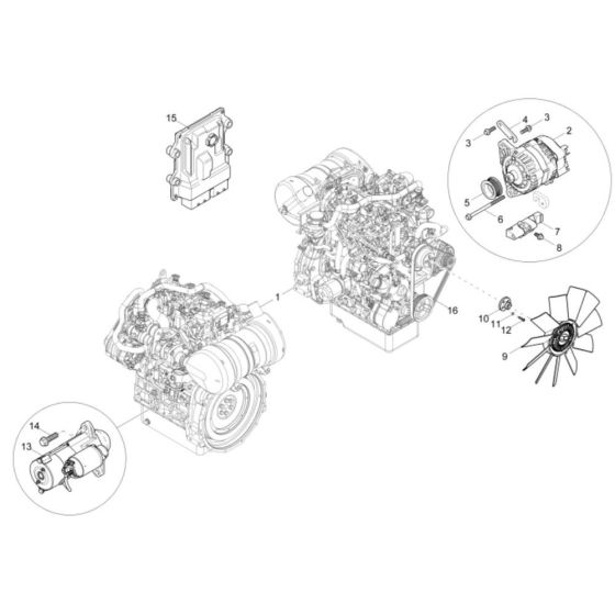 Engine Assembly for EW65