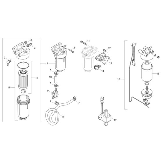 Fuel Filter for Wacker EW65
