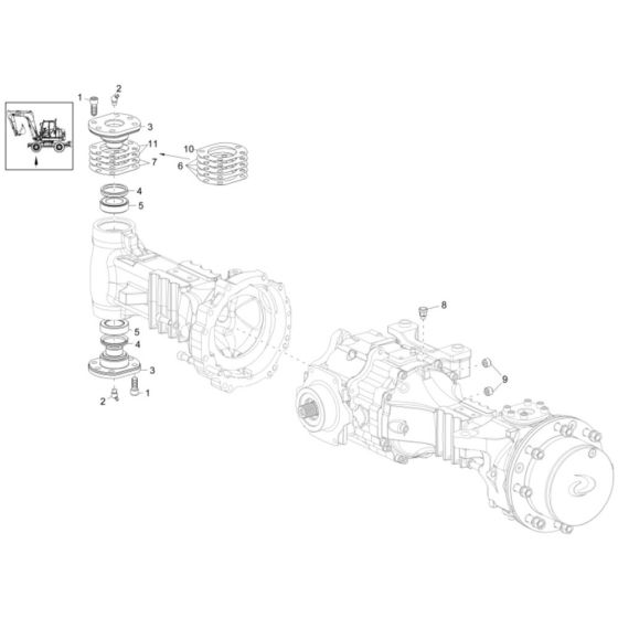 Axle Carrier Assembly