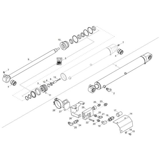 Boom Cylinder Assembly