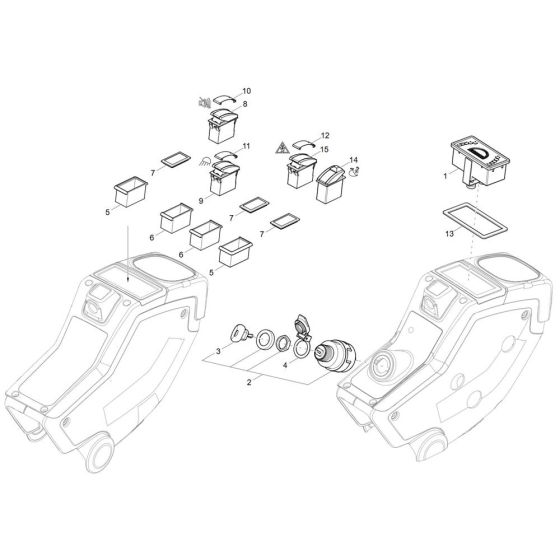 Instrument Panel for Wacker EZ17-2