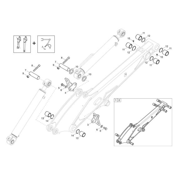 Dipperstick Assembly for EZ17-2