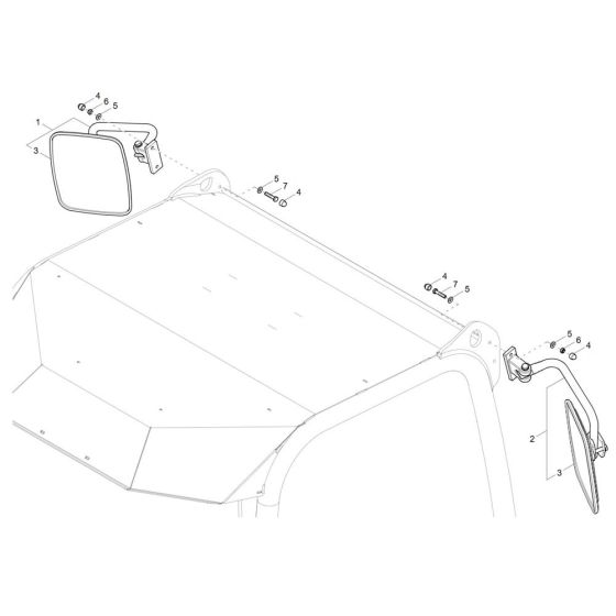 Mirror Assembly for EZ17-2