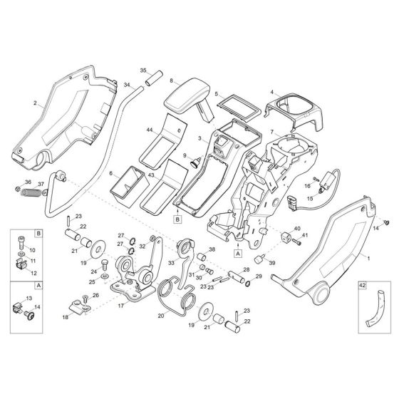 Control Lever Assembly for EZ17-2